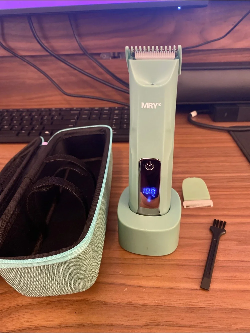 MRY USB Rechargeable Body Hair Trimmer Ceramic Blade Waterproof New